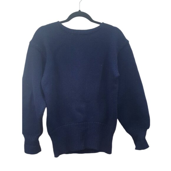 1940s Robin Hood Knit Shaker Sweater Pure Wool Size S/M - Picture 3 of 8